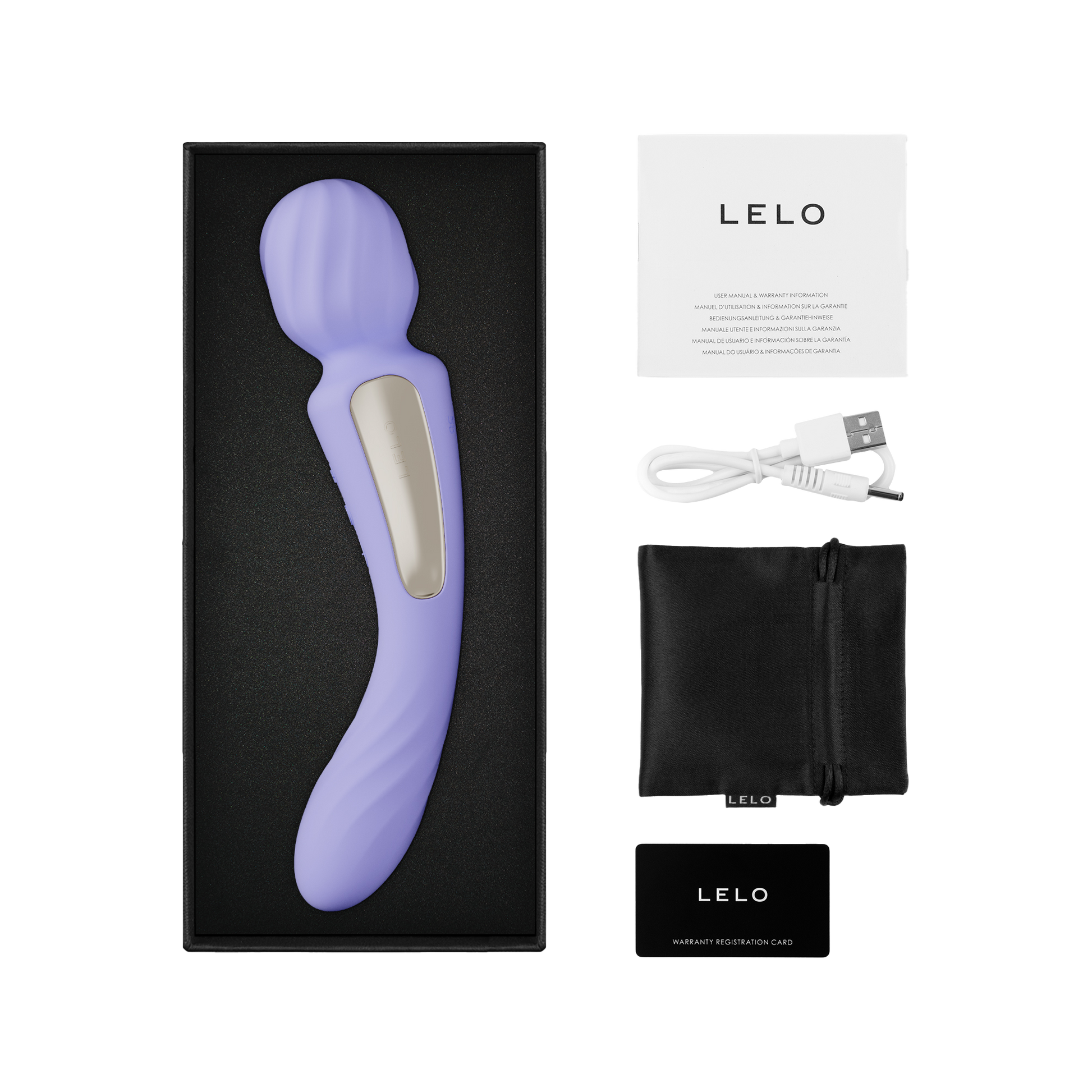 LELO - Switch - Dubbelzijdige Wand Vibrator & G-spot Vibrator - App Control - Lila-Erotiekvoordeel.nl