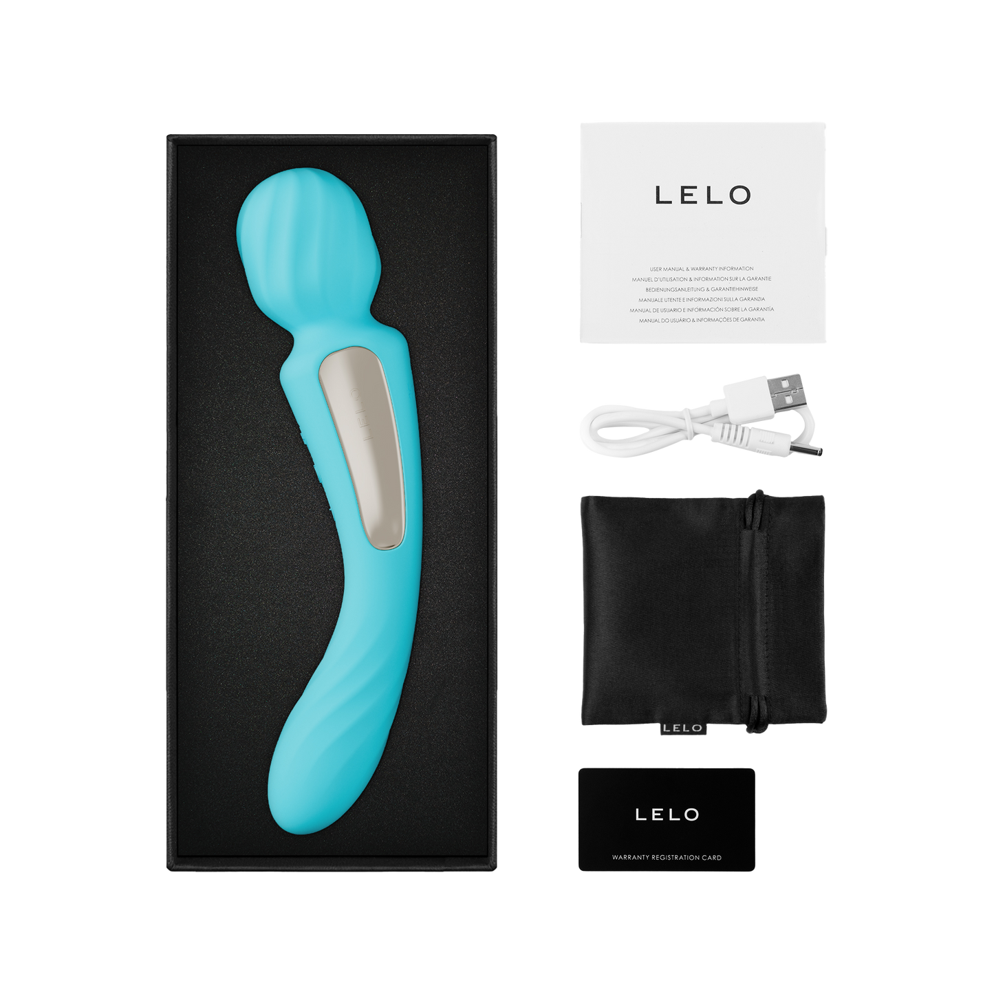 LELO - Switch - Dubbelzijdige Wand Vibrator & G-spot Vibrator - App Control - Aqua-Erotiekvoordeel.nl