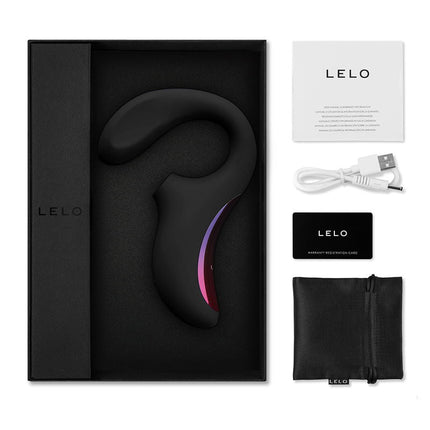 Lelo - Enigma - G-spot en Luchtdruk Vibrator - Zwart-Rimbastore.com