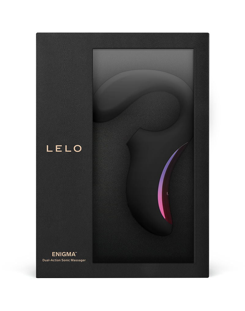 Lelo - Enigma - G-spot en Luchtdruk Vibrator - Zwart-Erotiekvoordeel.nl