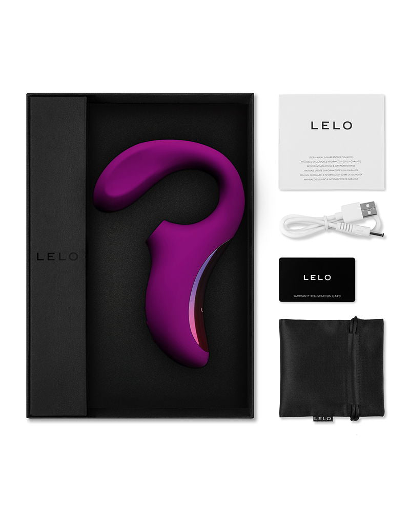 Lelo - Enigma - G-spot en Luchtdruk Vibrator - Deep Pink-Erotiekvoordeel.nl