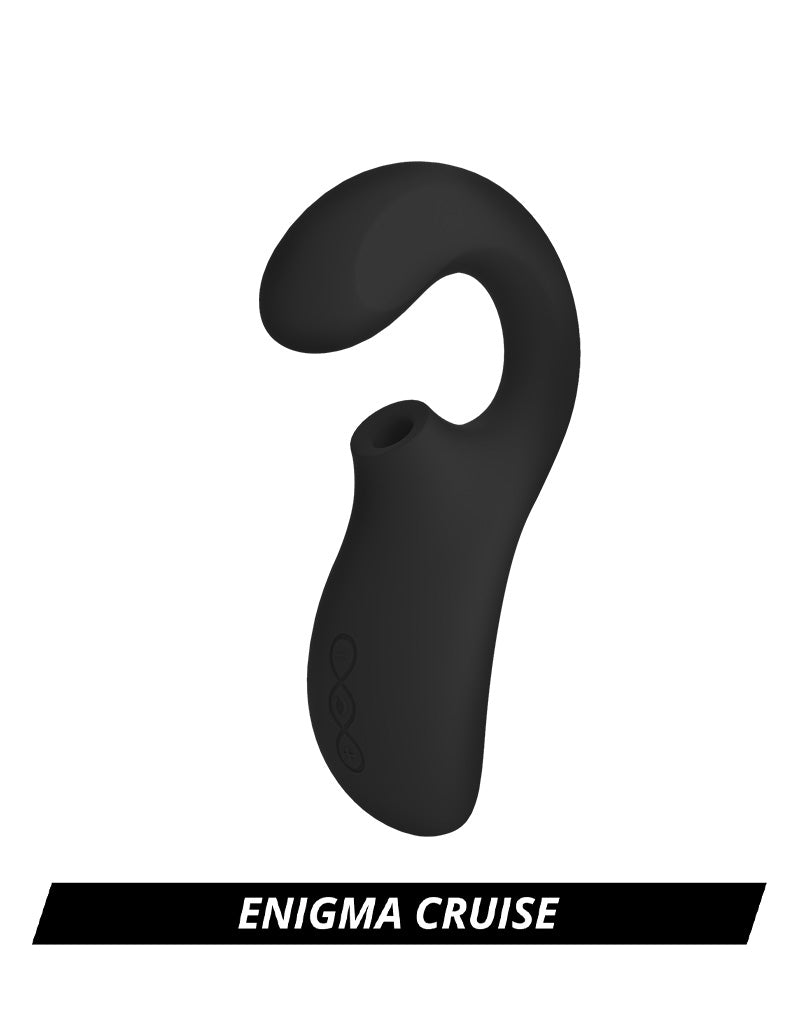Lelo - Enigma Cruise - G-spot en Luchtdruk Vibrator - Zwart-Erotiekvoordeel.nl