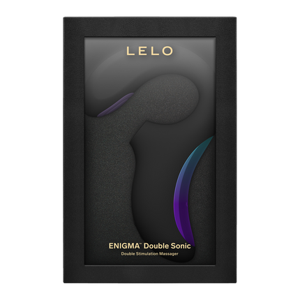Lelo - Enigma Double Sonic - Drievoudige stimulatie - App Control - Zwart-Rimbastore.com