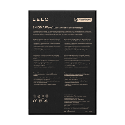 Lelo - Enigma Wave - G-spot en Luchtdruk Vibrator - Zwart-Rimbastore.com