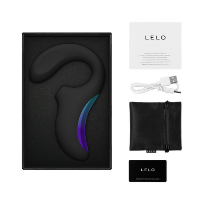 Lelo - Enigma Wave - G-spot en Luchtdruk Vibrator - Zwart-Erotiekvoordeel.nl