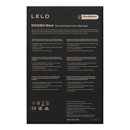 Lelo - Enigma Wave - G-spot en Luchtdruk Vibrator - Paars-Erotiekvoordeel.nl