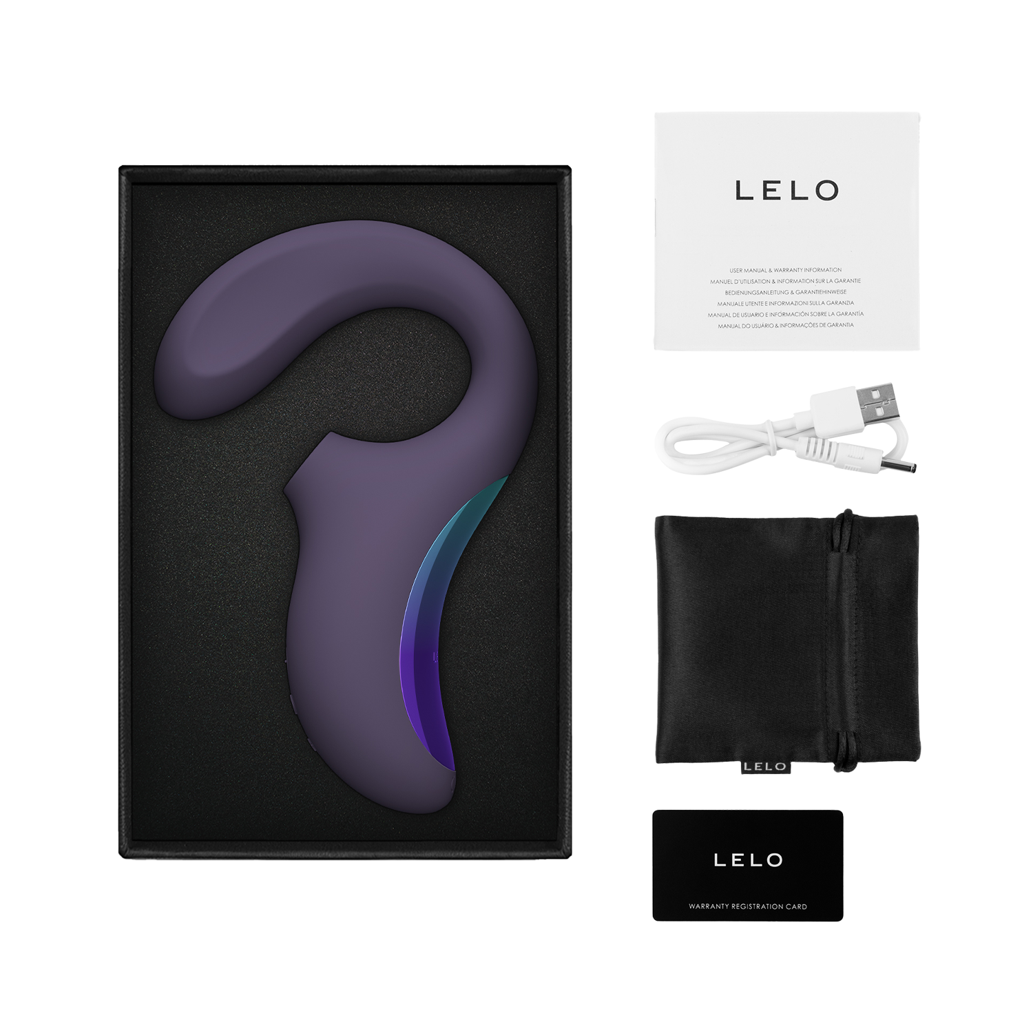 Lelo - Enigma Wave - G-spot en Luchtdruk Vibrator - Paars-Erotiekvoordeel.nl