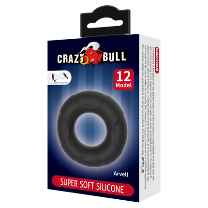 Crazy Bull - Arvell - Cockring - Model 12 - Zwart-Rimbastore.com