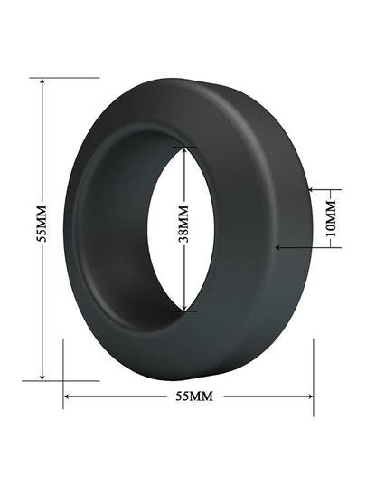 Crazy Bull - Brodan - Cockring - Model 9 - Zwart-Rimbastore.com