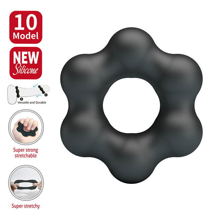 Crazy Bull - Clauzell - Cockring - Model 10 - Zwart-Rimbastore.com