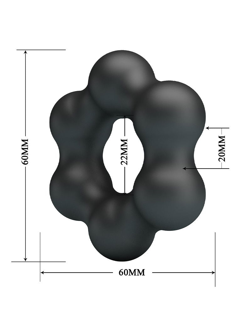 Crazy Bull - Clauzell - Cockring - Model 10 - Zwart-Rimbastore.com