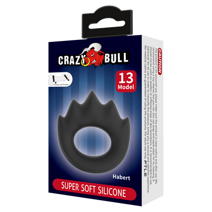 Crazy Bull - Habert - Cockring - Model 13 - Zwart-Rimbastore.com