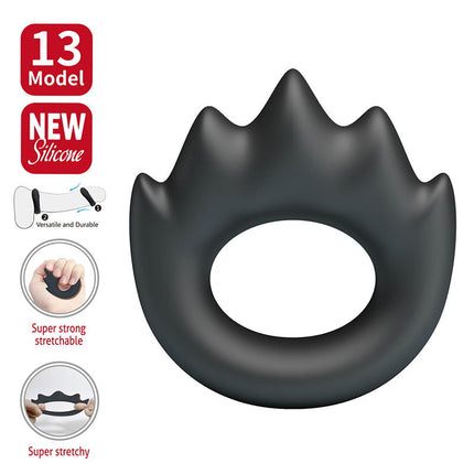 Crazy Bull - Habert - Cockring - Model 13 - Zwart-Rimbastore.com