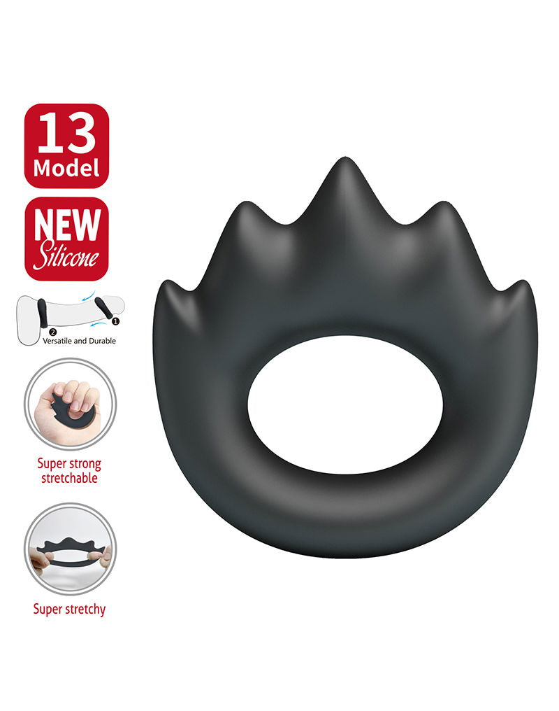 Crazy Bull - Habert - Cockring - Model 13 - Zwart-Rimbastore.com