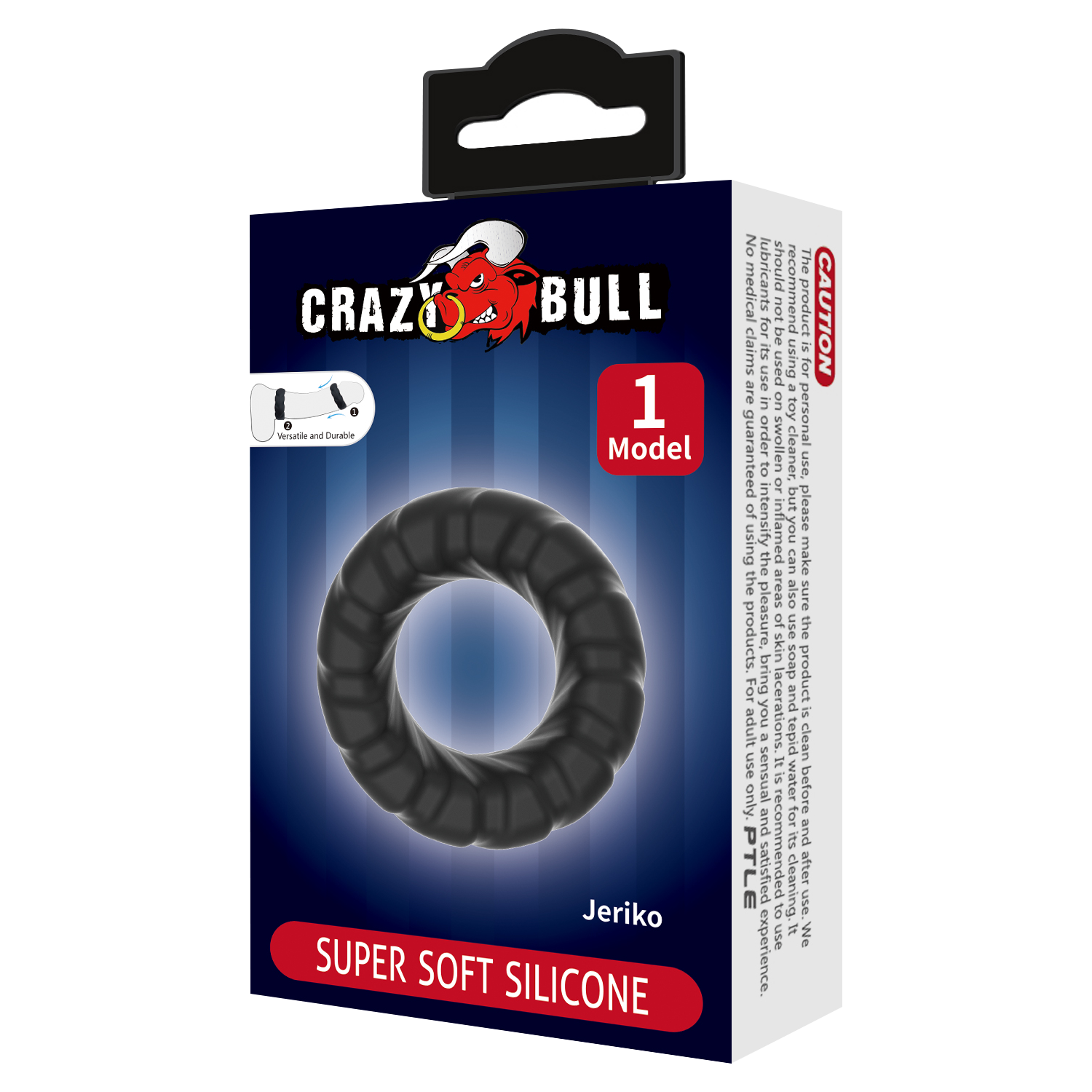Crazy Bull - Jeriko - Cockring - Model 1 - Zwart-Rimbastore.com