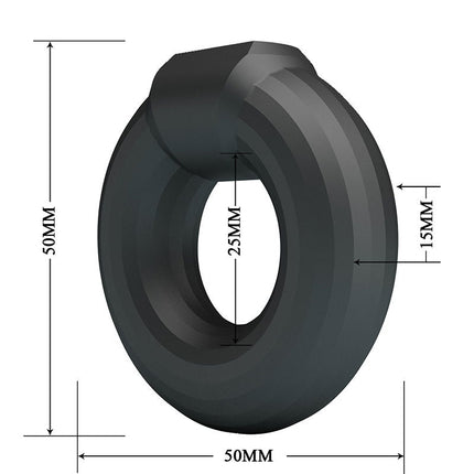 Crazy Bull - Kayke - Cockring - Model 2 - Zwart-Rimbastore.com