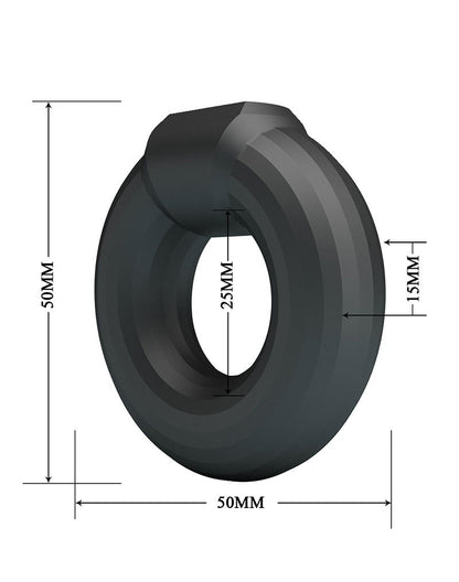 Crazy Bull - Kayke - Cockring - Model 2 - Zwart-Rimbastore.com