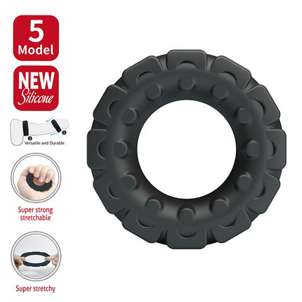 Crazy Bull - Laiden - Cockring - Model 5 - Zwart-Rimbastore.com