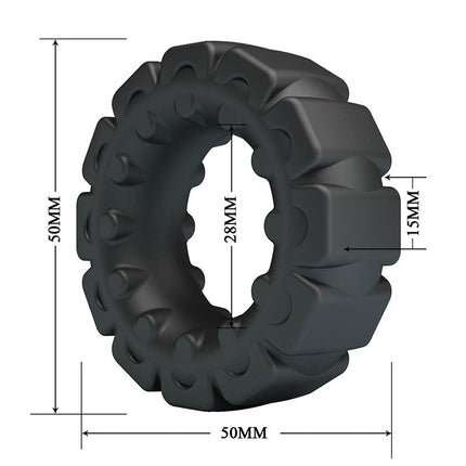 Crazy Bull - Laiden - Cockring - Model 5 - Zwart-Rimbastore.com