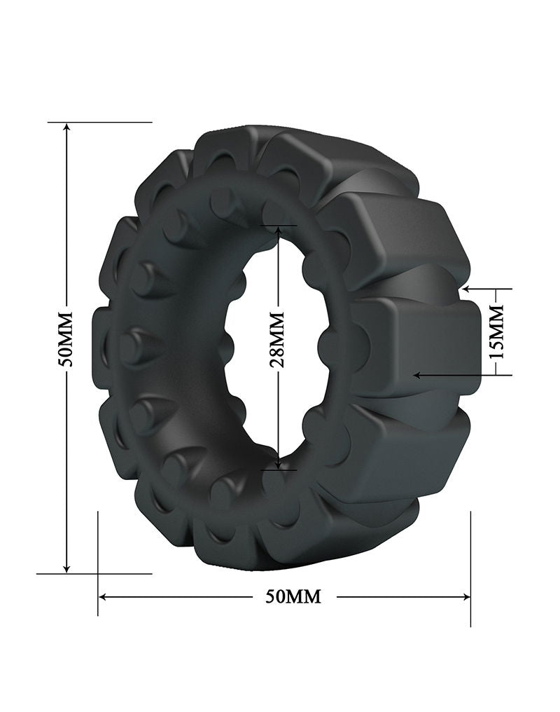 Crazy Bull - Laiden - Cockring - Model 5 - Zwart-Rimbastore.com
