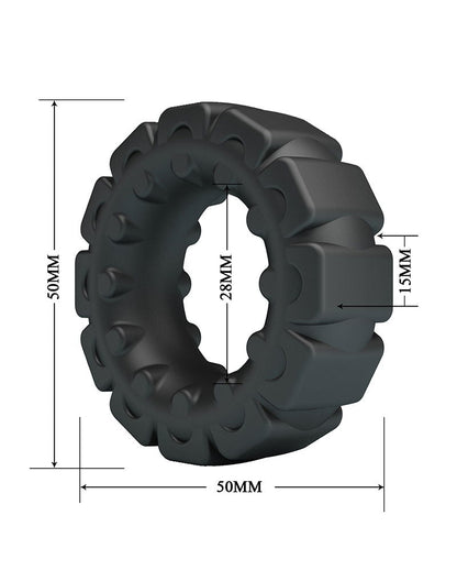 Crazy Bull - Laiden - Cockring - Model 5 - Zwart-Rimbastore.com