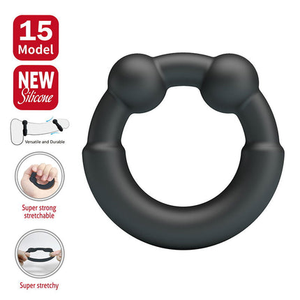 Crazy Bull - Meco - Cockring - Model 15 - Zwart-Rimbastore.com