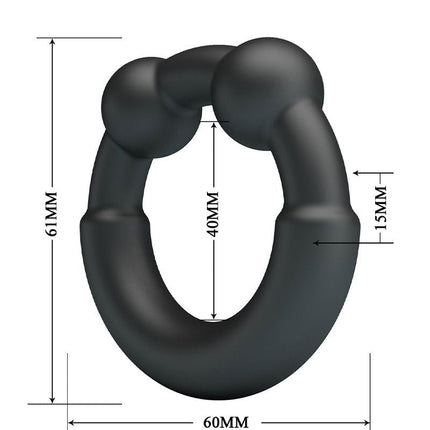Crazy Bull - Meco - Cockring - Model 15 - Zwart-Rimbastore.com
