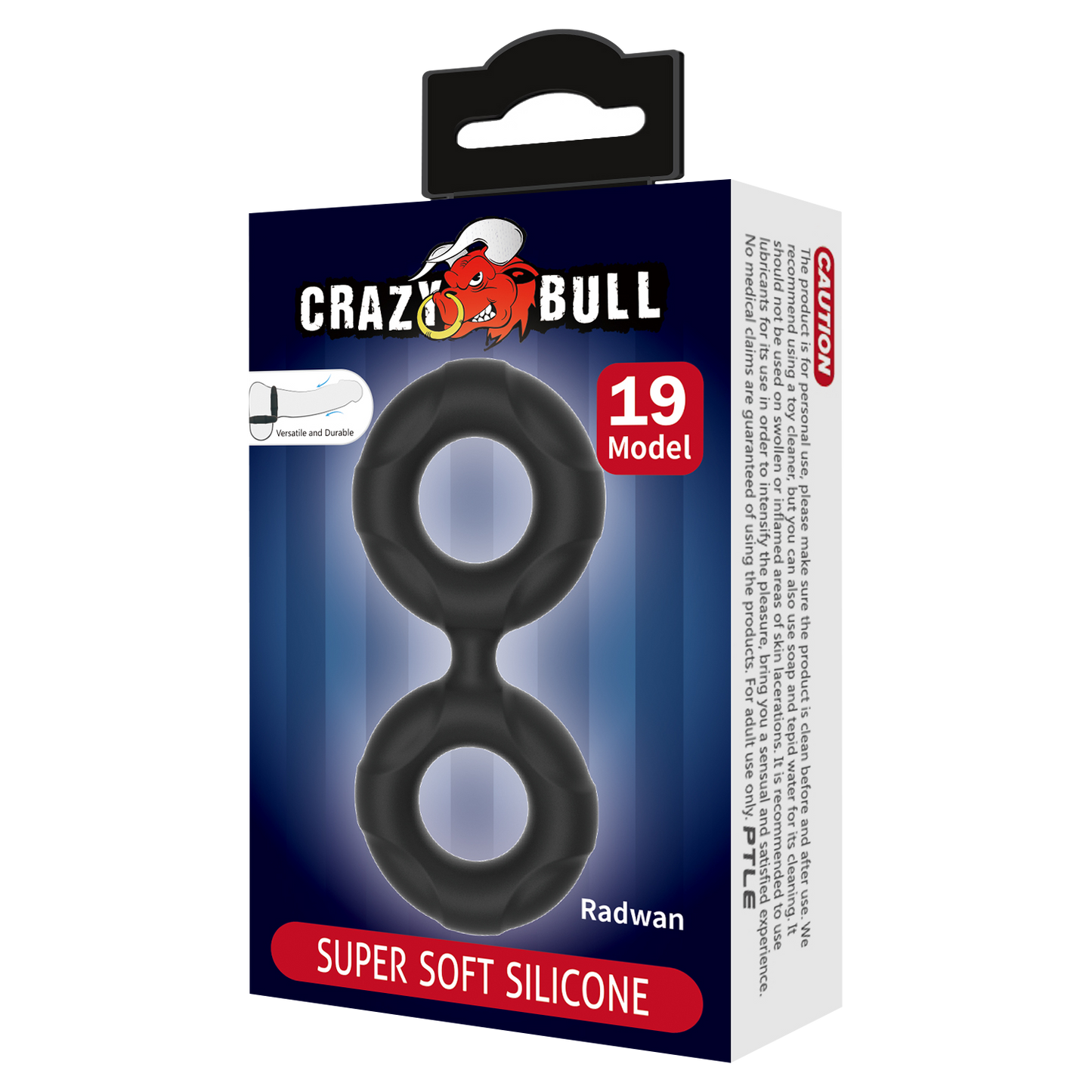 Crazy Bull - Radwan - Cockring - Model 19 - Zwart-Rimbastore.com
