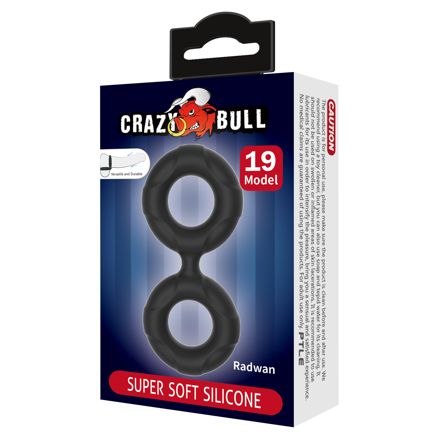 Crazy Bull - Radwan - Cockring - Model 19 - Zwart-Rimbastore.com