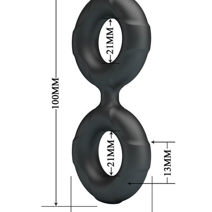 Crazy Bull - Radwan - Cockring - Model 19 - Zwart-Rimbastore.com