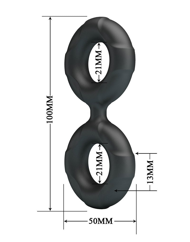 Crazy Bull - Radwan - Cockring - Model 19 - Zwart-Rimbastore.com