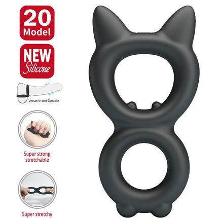 Crazy Bull - Toran - Cockring - Model 20 - Zwart-Rimbastore.com