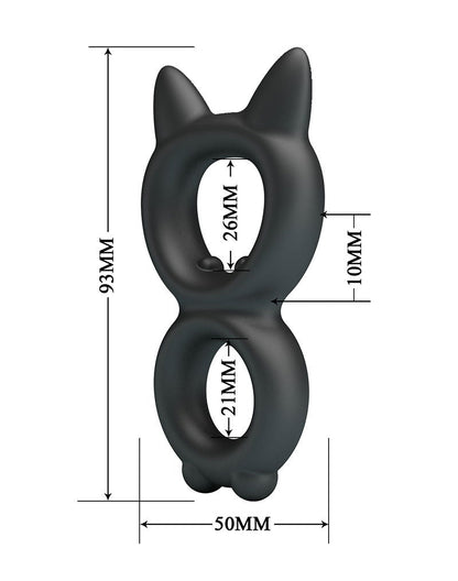 Crazy Bull - Toran - Cockring - Model 20 - Zwart-Rimbastore.com