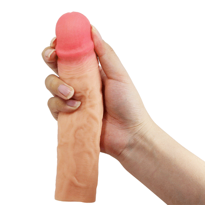 Pretty Love - Derek - Realistische Penis Sleeve - 215mm - Lichte Huidskleur-Rimbastore.com