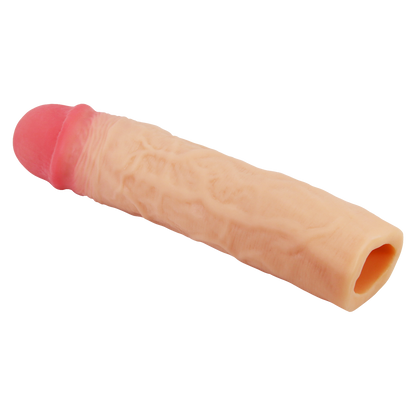 Pretty Love - Derek - Realistische Penis Sleeve - 215mm - Lichte Huidskleur-Rimbastore.com