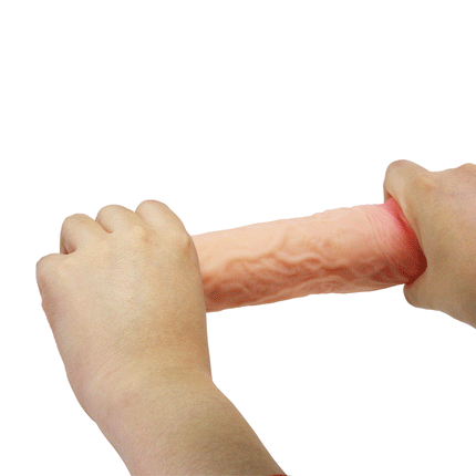 Pretty Love - Derek - Realistische Penis Sleeve - 215mm - Lichte Huidskleur-Rimbastore.com