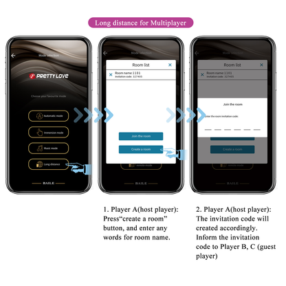 Pretty Love - Klay - Stotende Ei-vibrator - App Control - Paars-Rimbastore.com