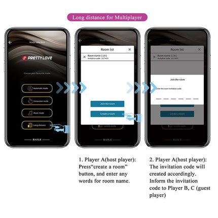 Pretty Love - Klay - Stotende Ei-vibrator - App Control - Paars-Rimbastore.com