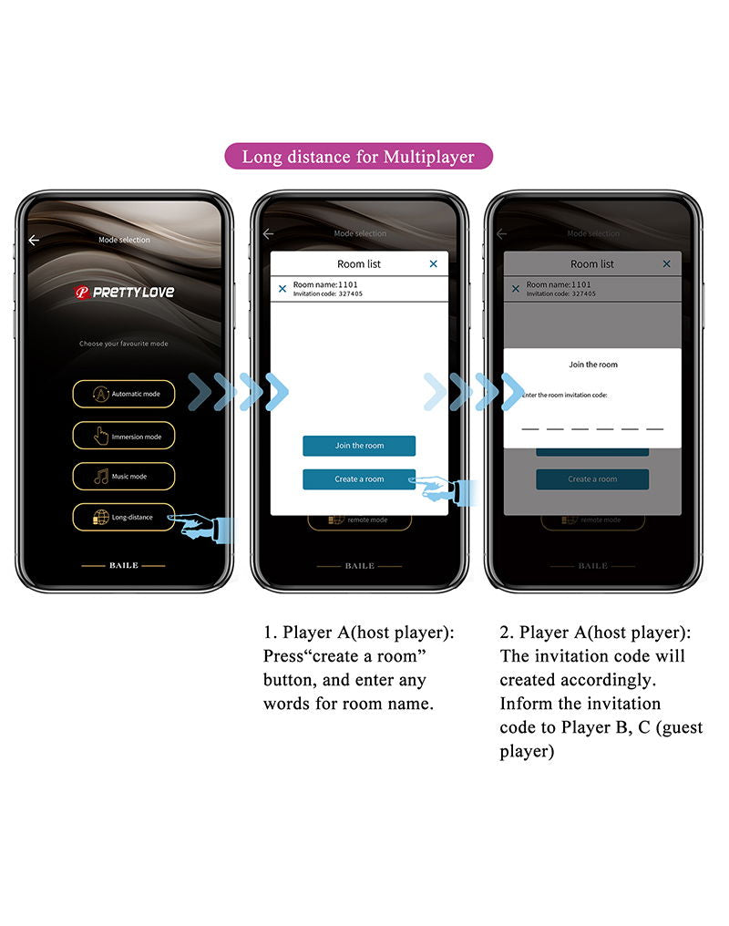 Pretty Love - Klay - Stotende Ei-vibrator - App Control - Paars-Rimbastore.com