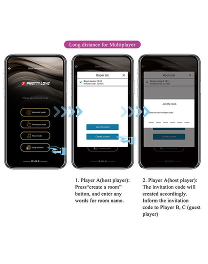 Pretty Love - Klay - Stotende Ei-vibrator - App Control - Paars-Rimbastore.com
