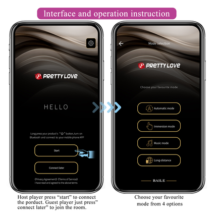 Pretty Love - Klay - Stotende Ei-vibrator - App Control - Paars-Rimbastore.com