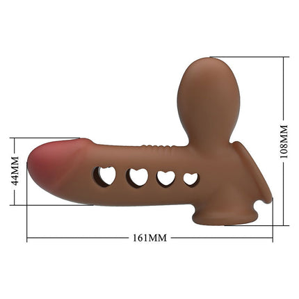 Pretty Love - Tyronn - Opblaasbare Penis Sleeve - Medium Huidskleur-Rimbastore.com