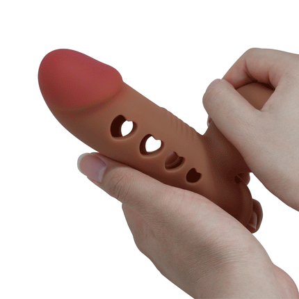 Pretty Love - Tyronn - Opblaasbare Penis Sleeve - Medium Huidskleur-Rimbastore.com