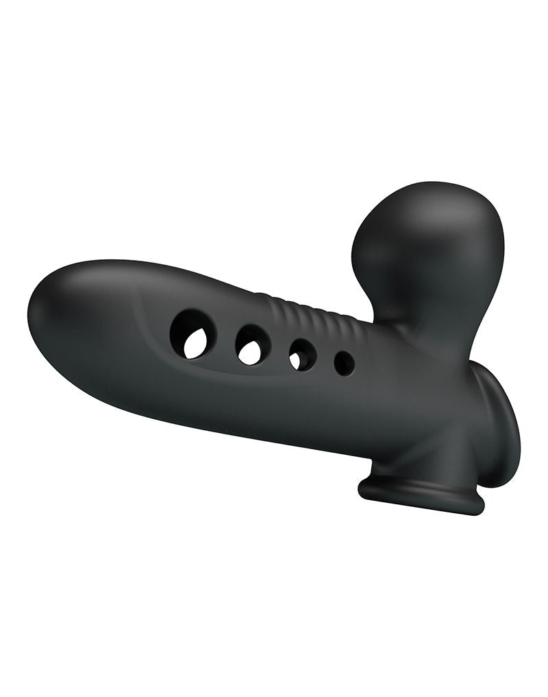 Pretty Love - Crane - Opblaasbare Penis Sleeve - Zwart-Rimbastore.com
