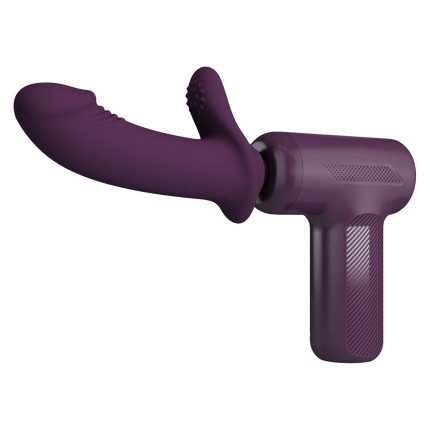 Pretty Love - DJ Scholar - Stotende Massager - Paars-Rimbastore.com