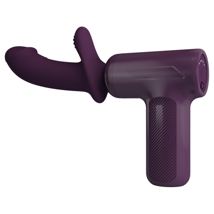 Pretty Love - DJ Scholar - Stotende Massager - Paars-Rimbastore.com