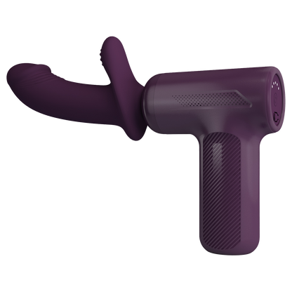 Pretty Love - DJ Scholar - Stotende Massager - Paars-Rimbastore.com
