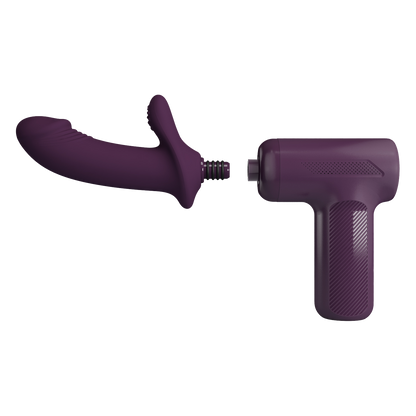 Pretty Love - DJ Scholar - Stotende Massager - Paars-Rimbastore.com