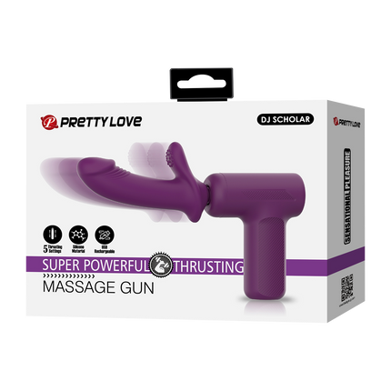 Pretty Love - DJ Scholar - Stotende Massager - Paars-Rimbastore.com