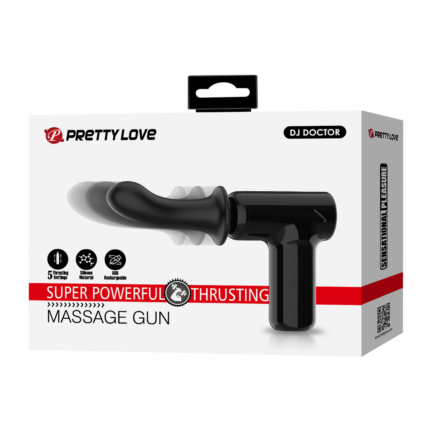Pretty Love - DJ Scholar - Stotende Massager - Zwart-Rimbastore.com